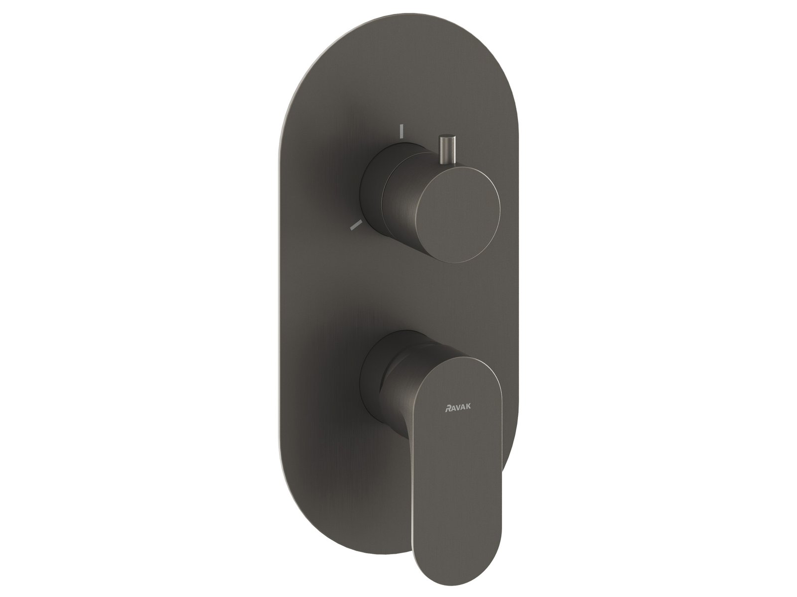 Ravak Eleganta baterie cadă-duș ascuns cu termostat grafit X070334