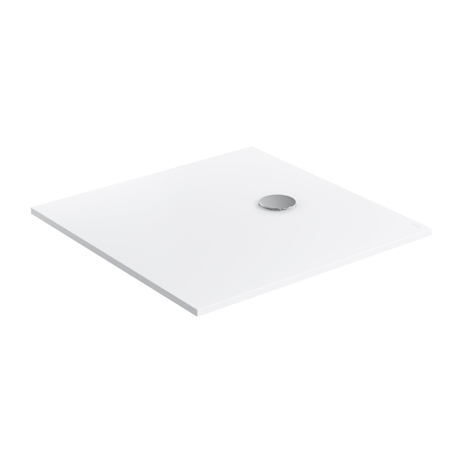 Omnires Aquapure cădiță de duș pătrată 90x90 cm alb AQUAPURE90-KBM