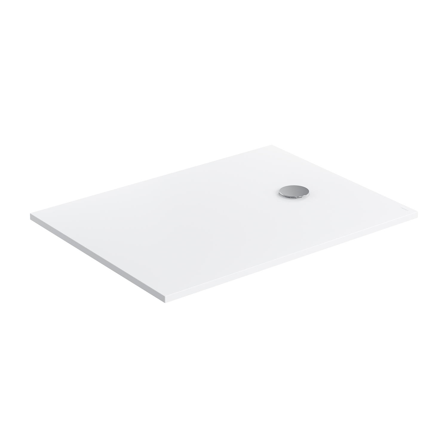 Omnires Aquapure cădiță de duș dreptunghiulară 120x80 cm alb AQUAPURE80-120BM