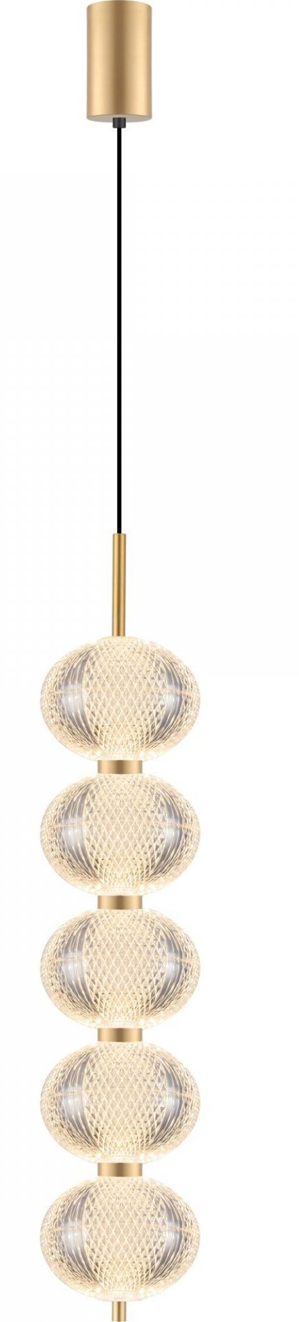 Zuma Line Galatea lampă suspendată 1x30 W auriu 003064-034756