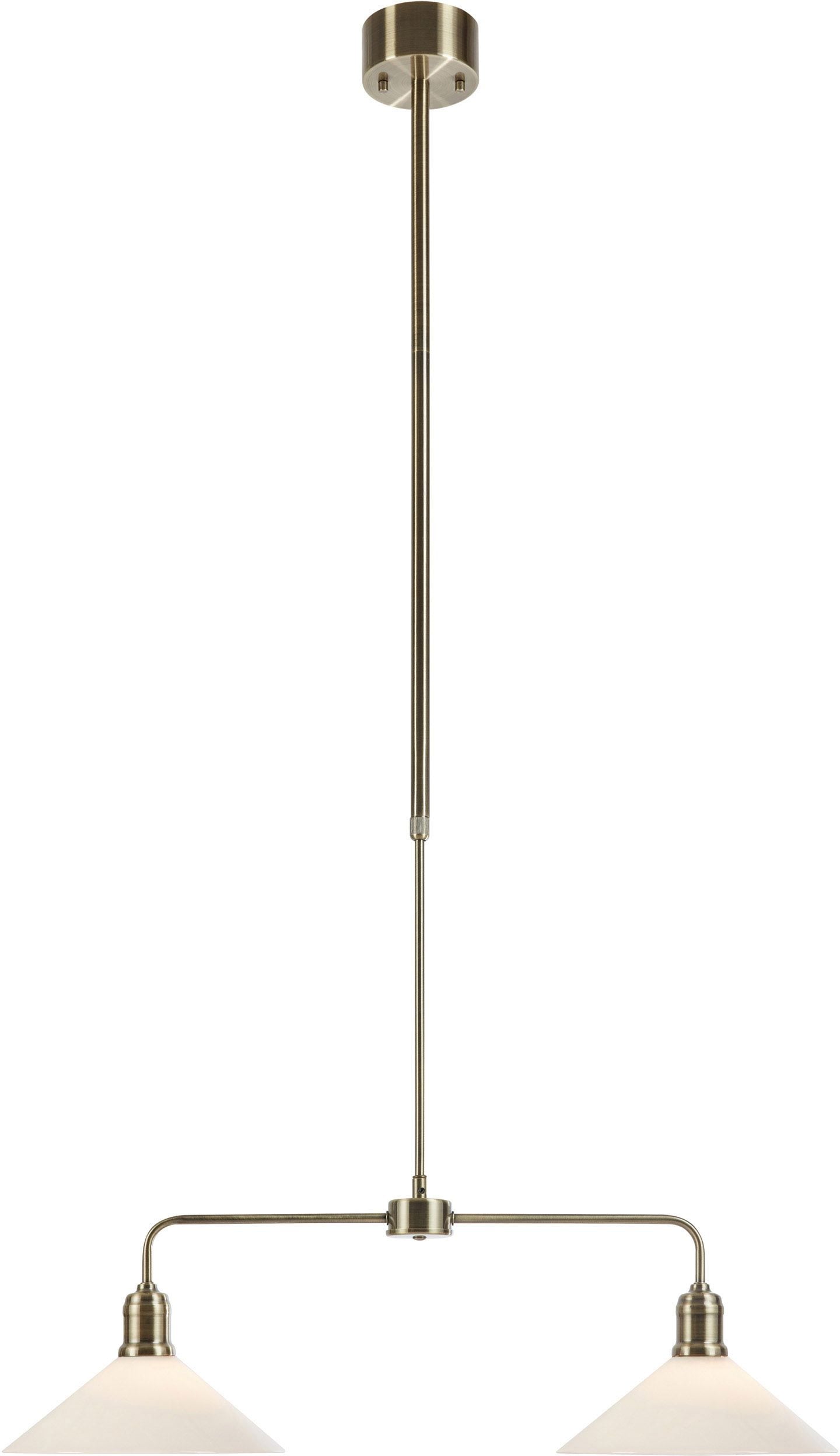 Markslöjd Vela lampă suspendată 2x W alb-alamă 109160