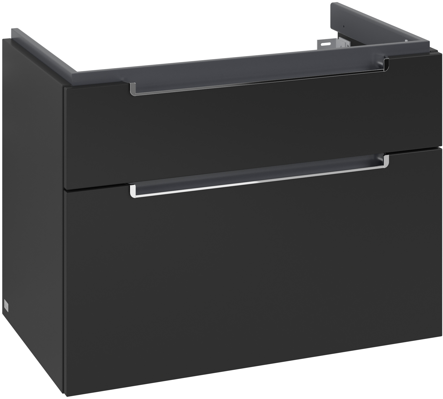 Villeroy & Boch Subway 2.0 dulap 78.7x44.9x59 cm sub chiuveta pe perete negru A91410VL