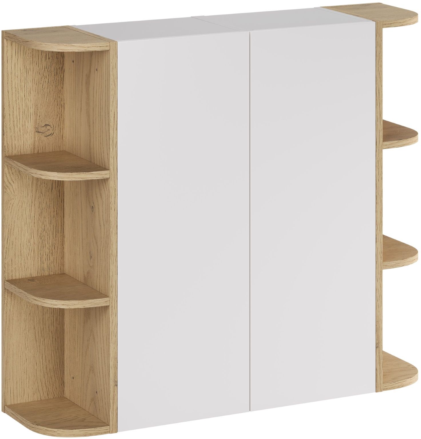 Set dulap Comad Aster White ASTER WHITE 80-30-1D, regal Comad Dalia Cashmere CREMONA UN 83-15-80 SM