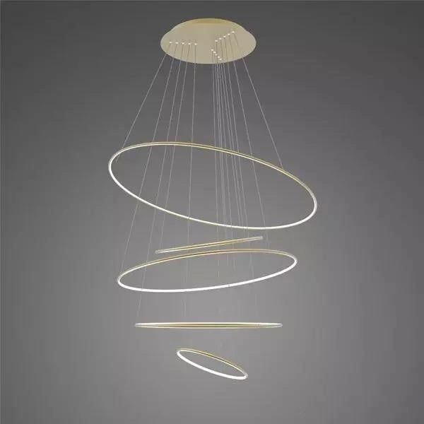 Altavola Design Ledowe Okręgi lampă suspendată 5x W auriu LA085/P_150_in_4k_gold