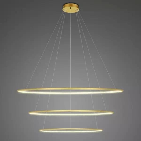 Altavola Design Ledowe Okręgi lampă suspendată 3x W auriu LA075/P_100_in_2700k_gold_Dali
