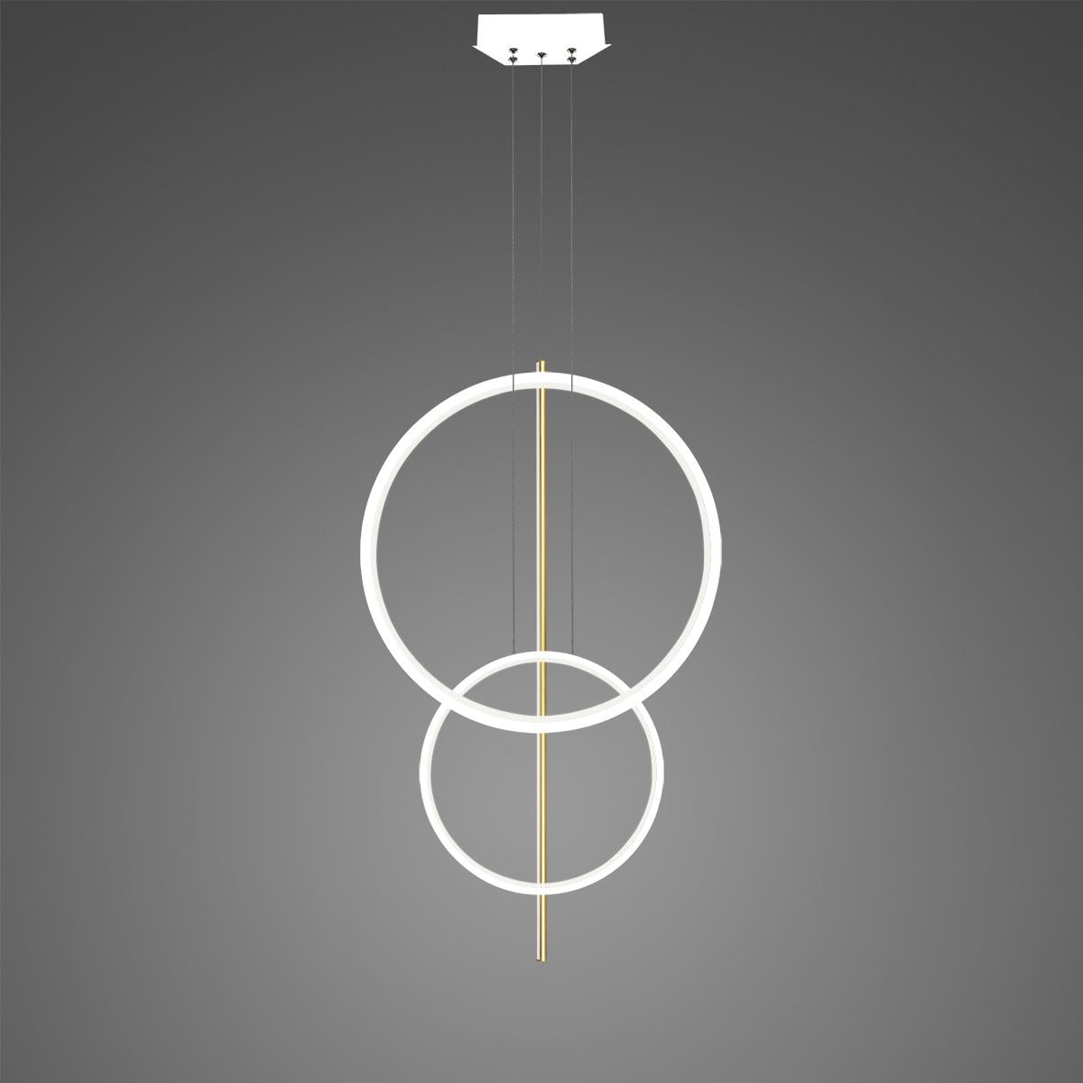 Altavola Design Linea lampă suspendată 3x51 W alb-auriu LA087/2P_60_40_100_3k_white_gold_Dali