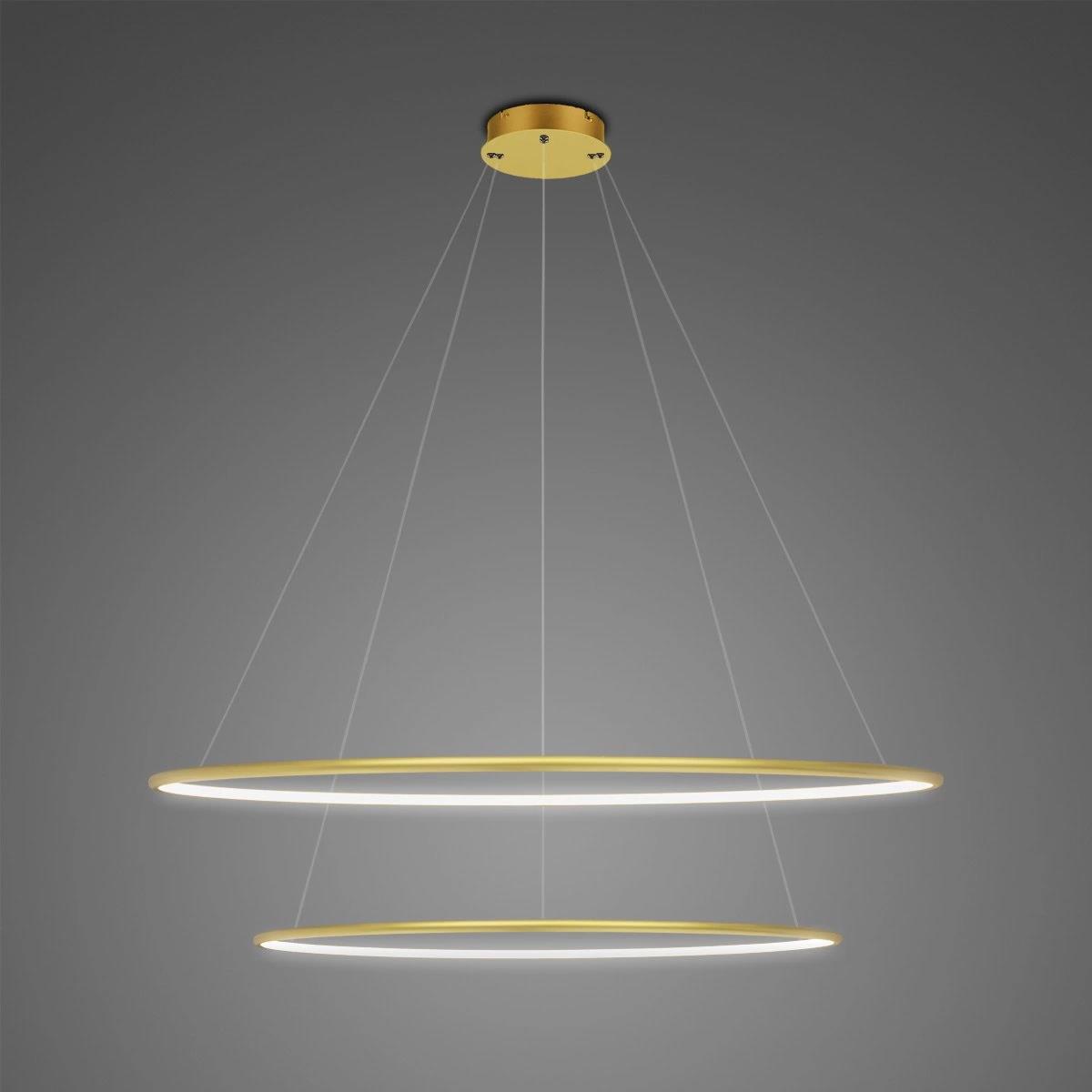 Altavola Design Ledowe Okręgi lampă suspendată 2x53 W auriu LA074/P_80_in_4k_gold_Dali