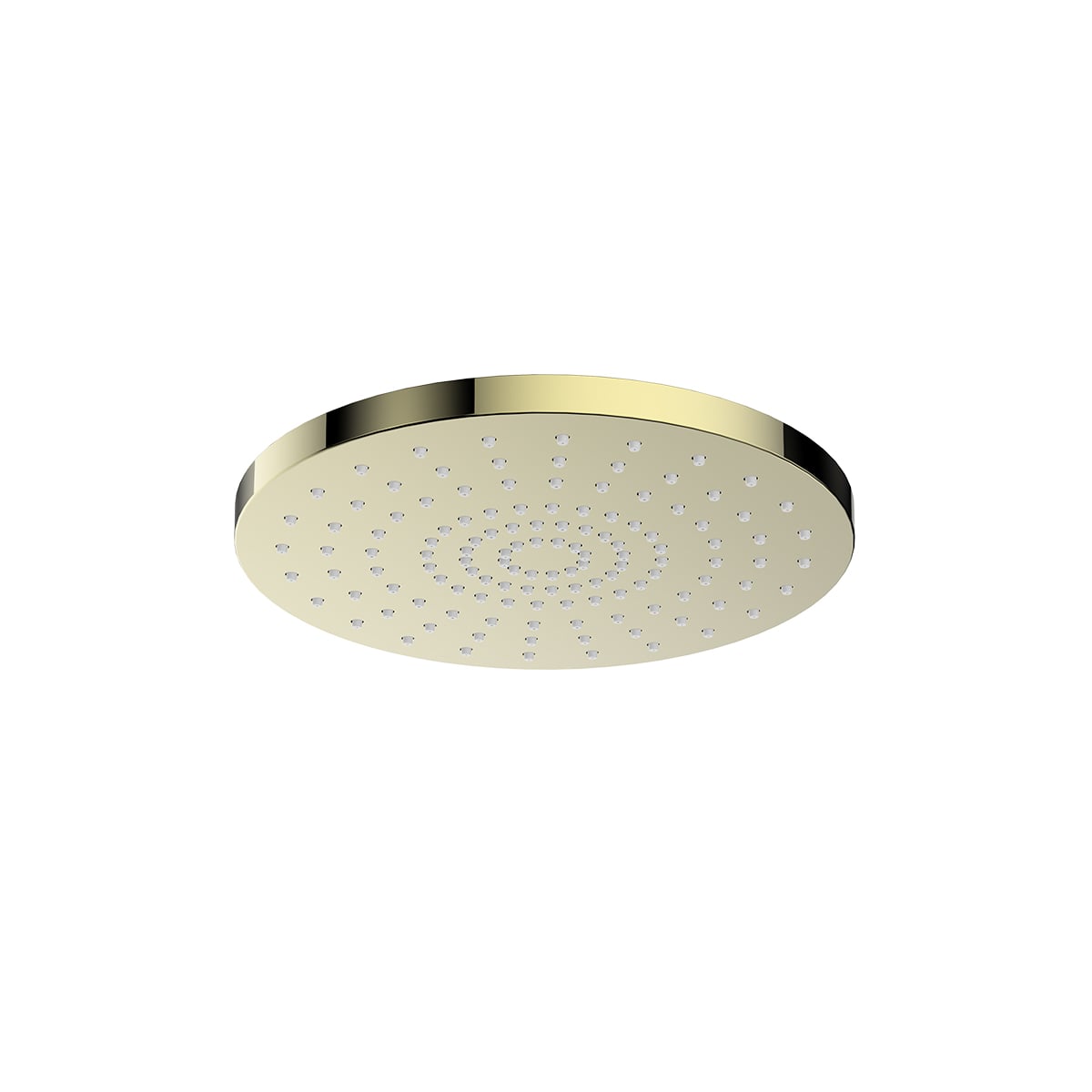 Oltens Pluva cap de duș 25x25 cm rotund auriu strălucitor 37010800