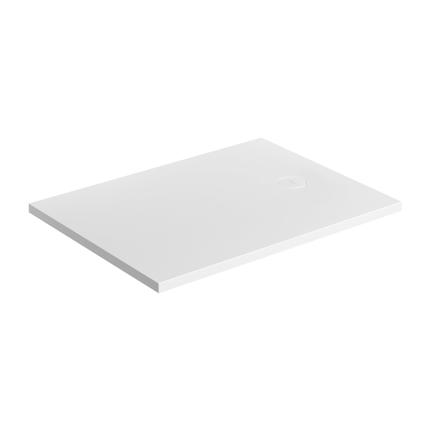 Omnires Aquarock cădiță de duș dreptunghiulară + capac mascare 100x90 cm alb AQUAROCK90-100BM