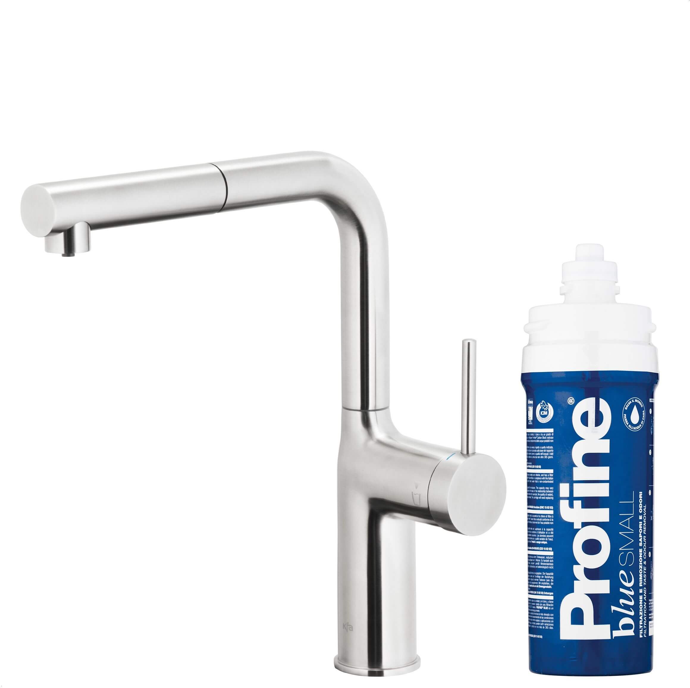 KFA Armatura Duero Pure Move baterie de bucatarie cu filtru pe picior inox 6623-423-22