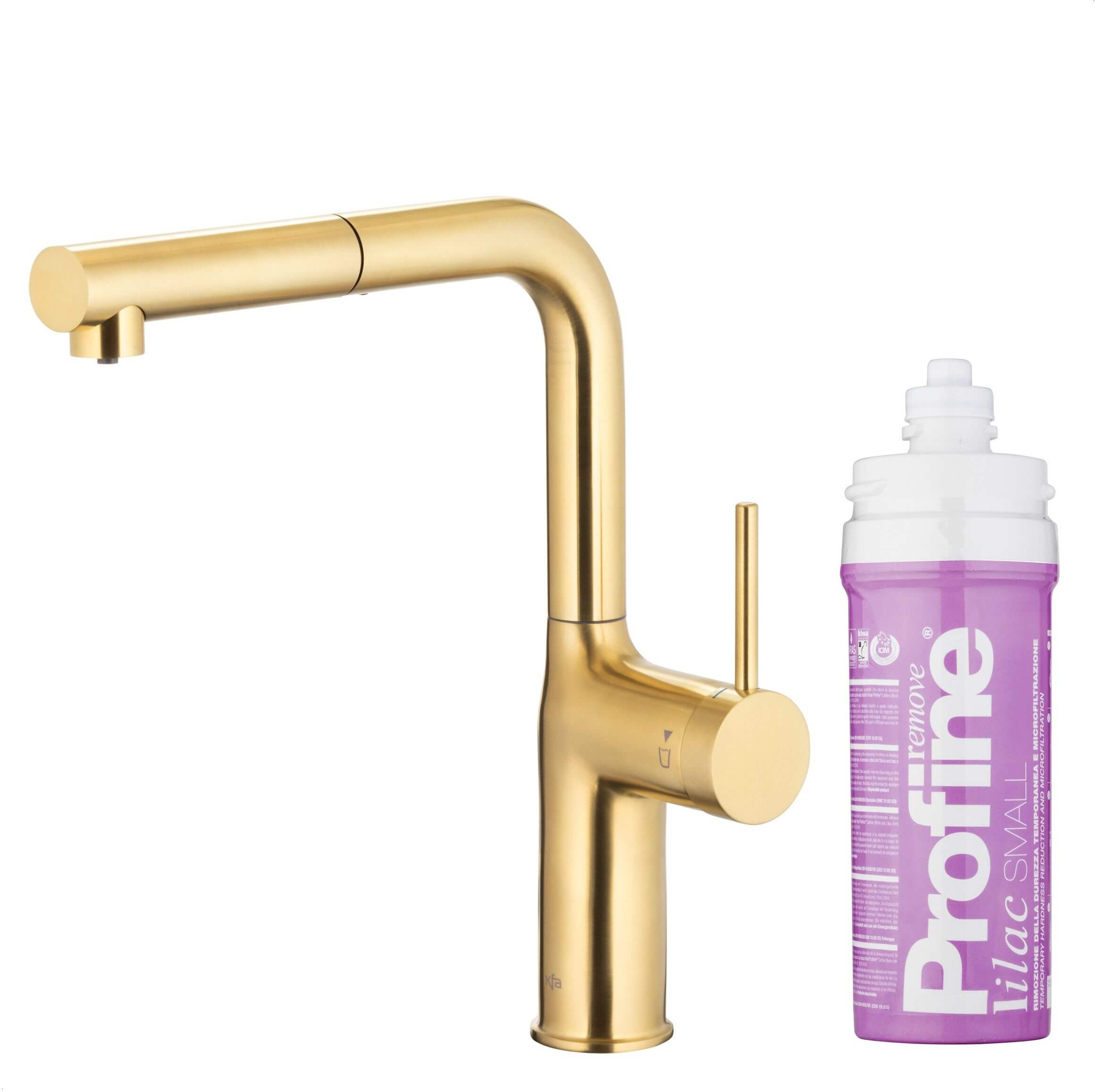 KFA Armatura Duero Pure Move baterie de bucatarie cu filtru pe picior aur/aur vechi 6623-425-39