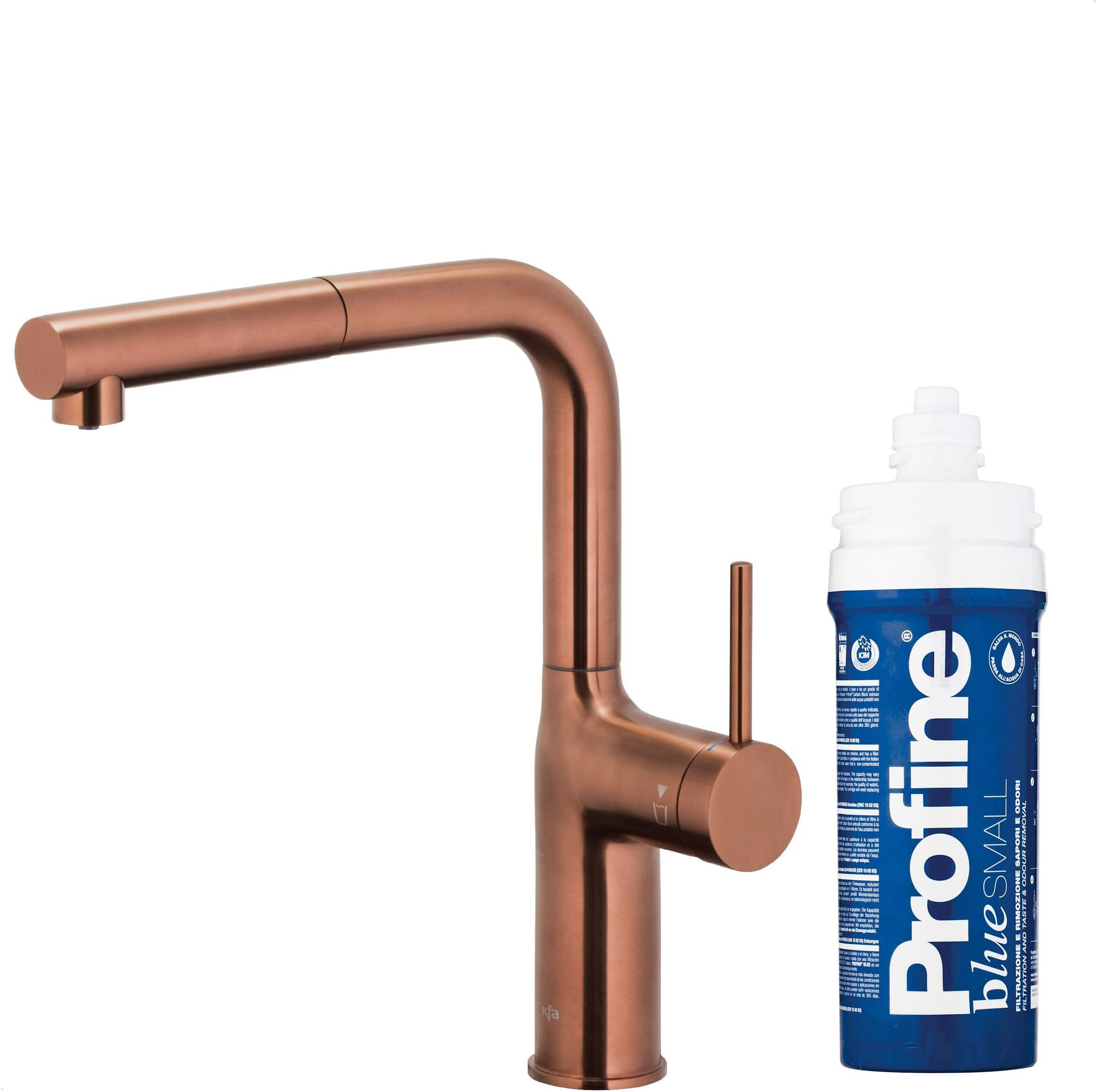 KFA Armatura Duero Pure Move baterie de bucatarie cu filtru pe picior cupru 6623-423-34