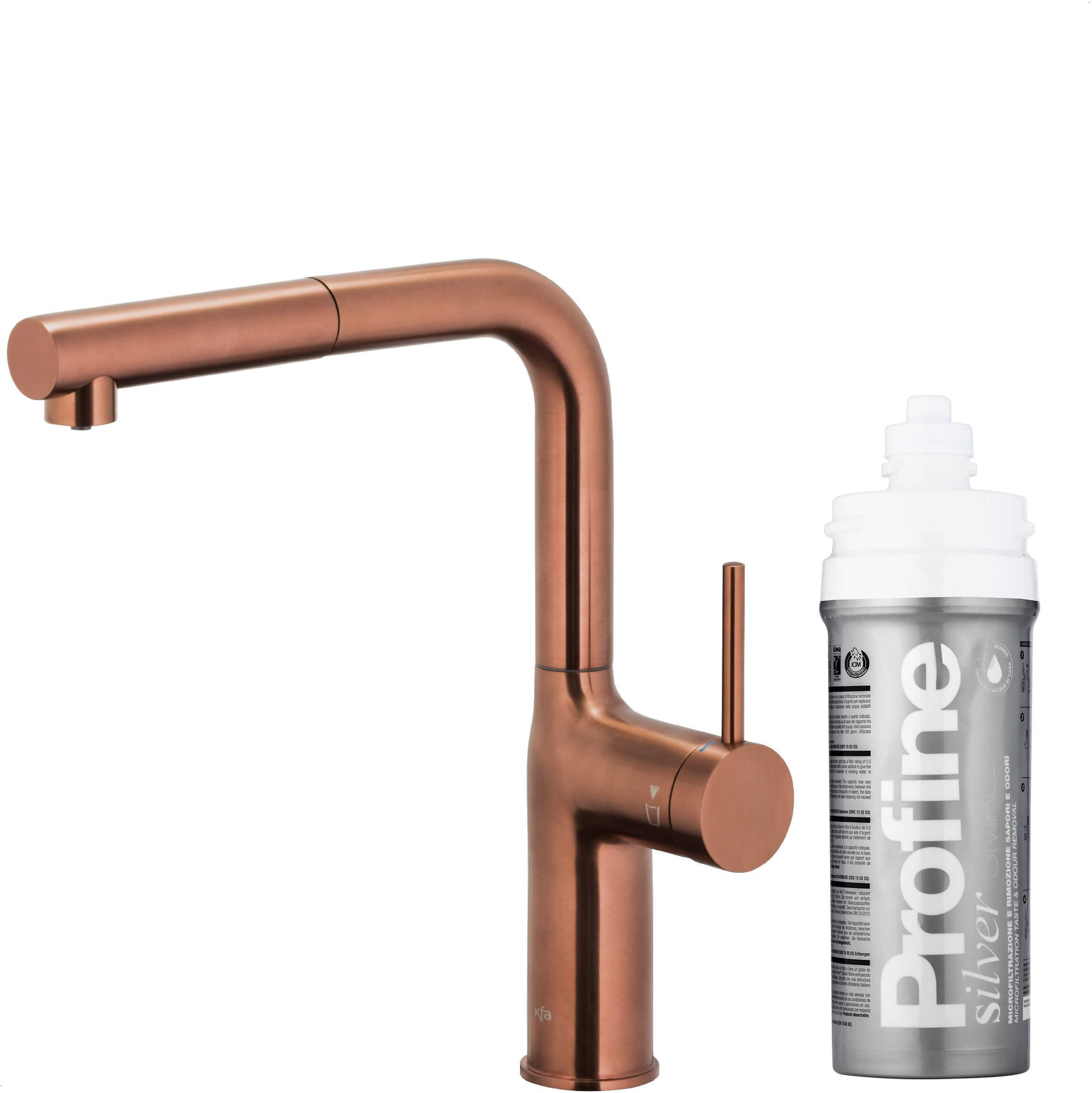 KFA Armatura Duero Pure Move baterie de bucatarie cu filtru pe picior cupru 6623-424-34