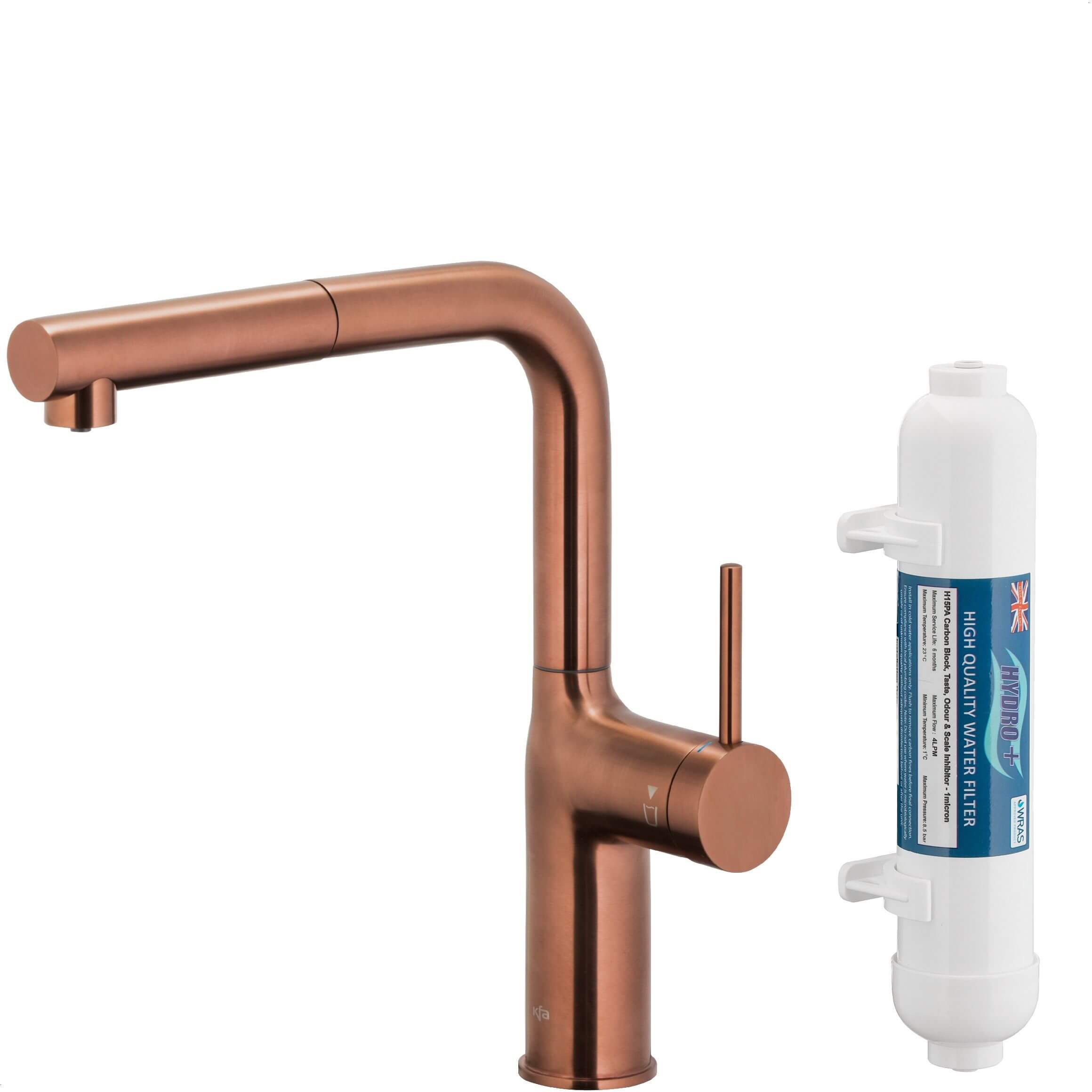 KFA Armatura Duero Pure Move baterie de bucatarie cu filtru pe picior cupru 6623-422-34