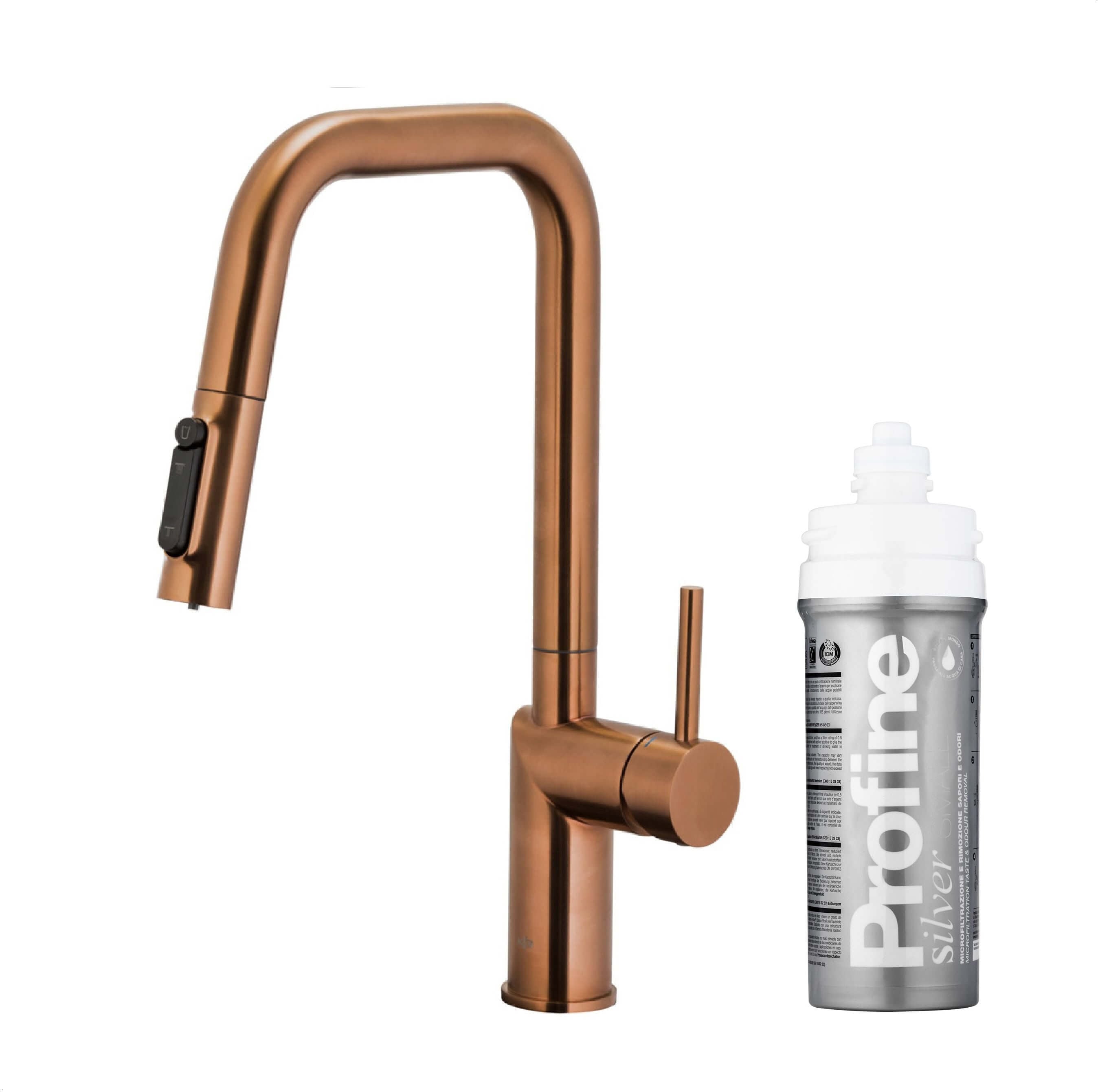 KFA Armatura Duero Pure Style baterie de bucatarie cu filtru pe picior cupru 6623-314-34