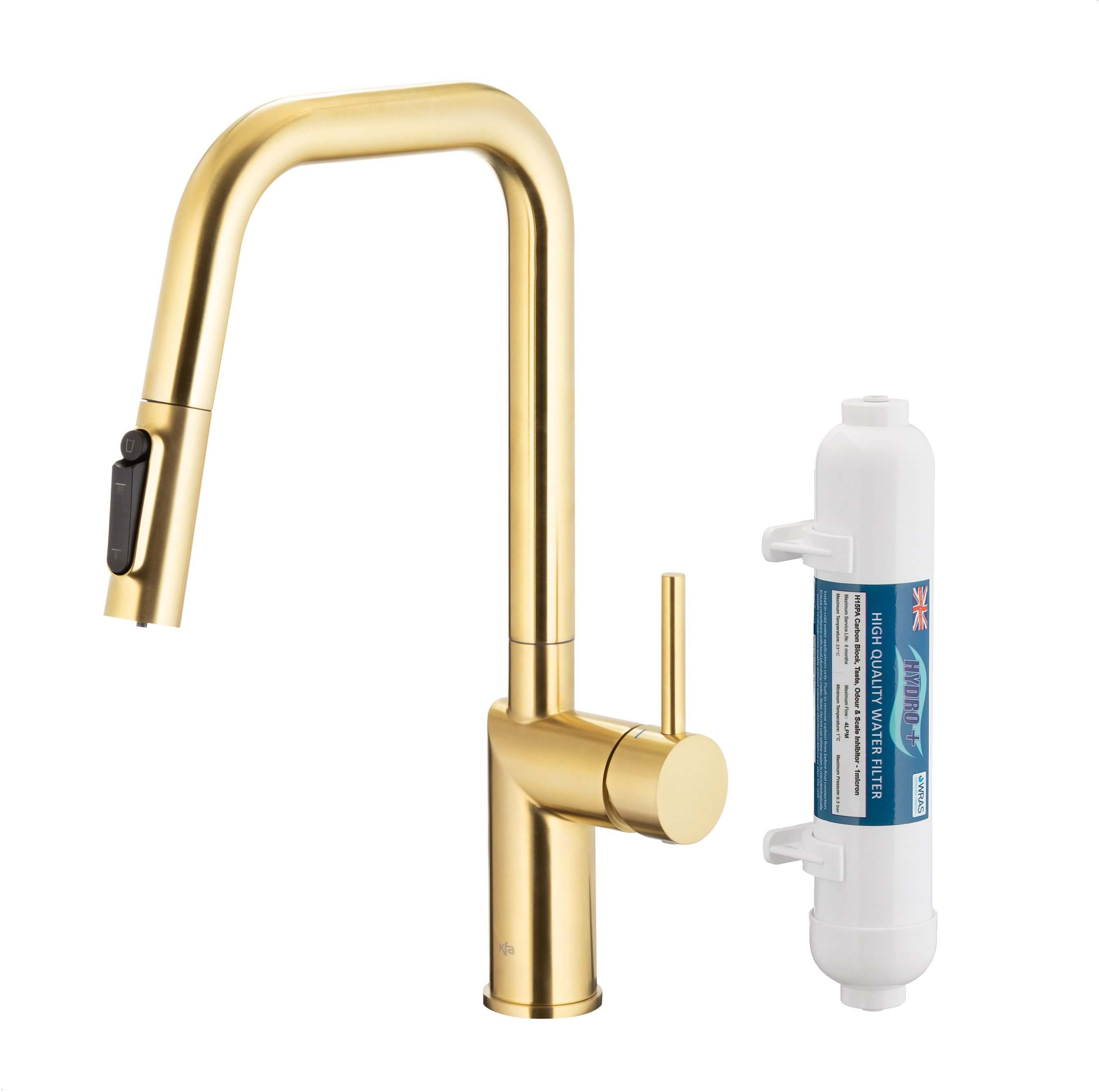 KFA Armatura Duero Pure Style baterie de bucatarie cu filtru pe picior aur/aur vechi 6623-312-39