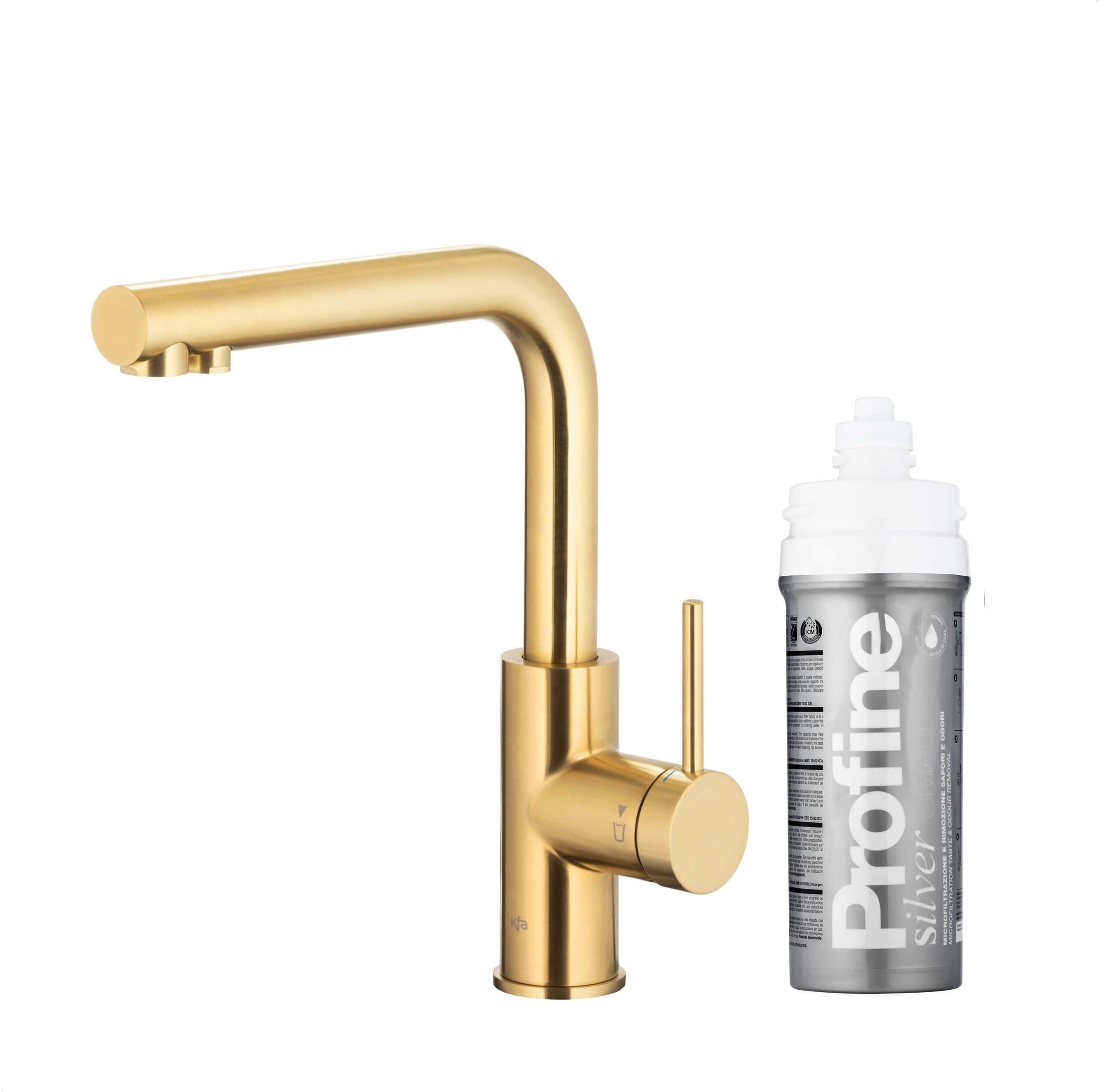 KFA Armatura Duero Pure Basic baterie de bucatarie cu filtru pe picior aur/aur vechi 6623-914-39