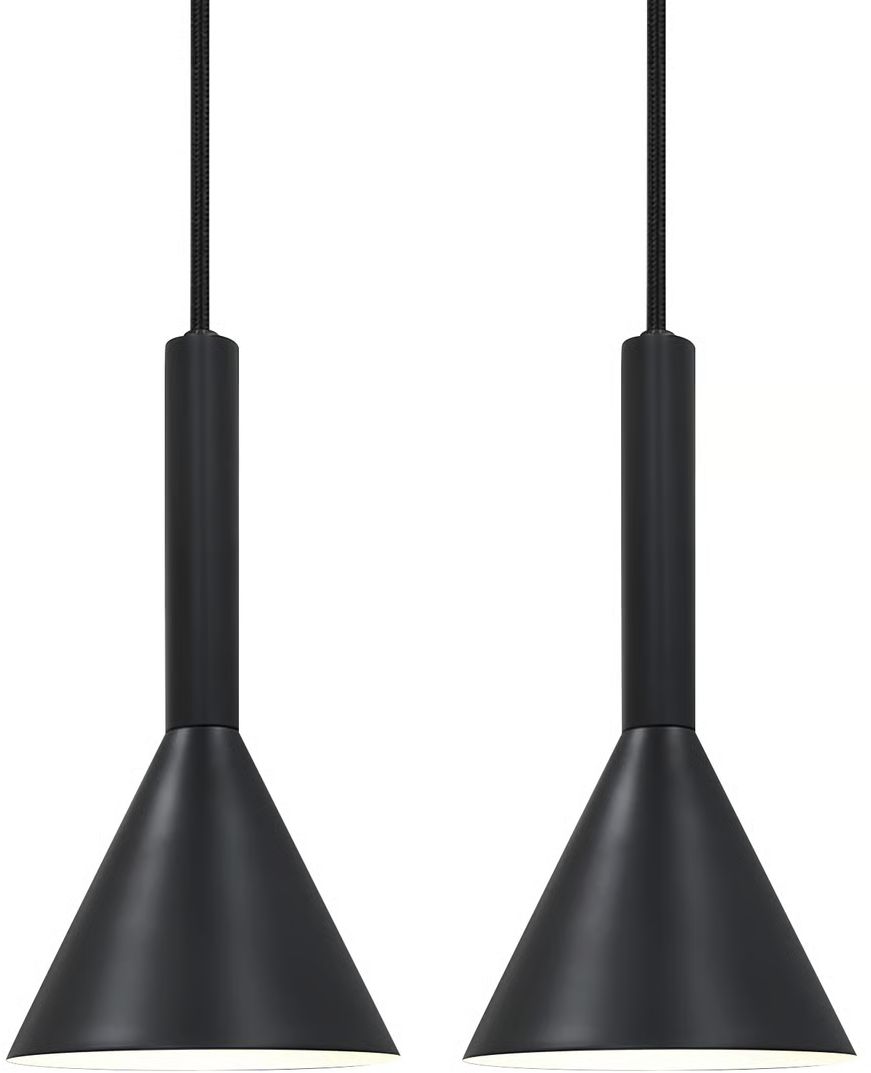 Nordlux Kelvis lampă suspendată 2x12 W negru 2612723003