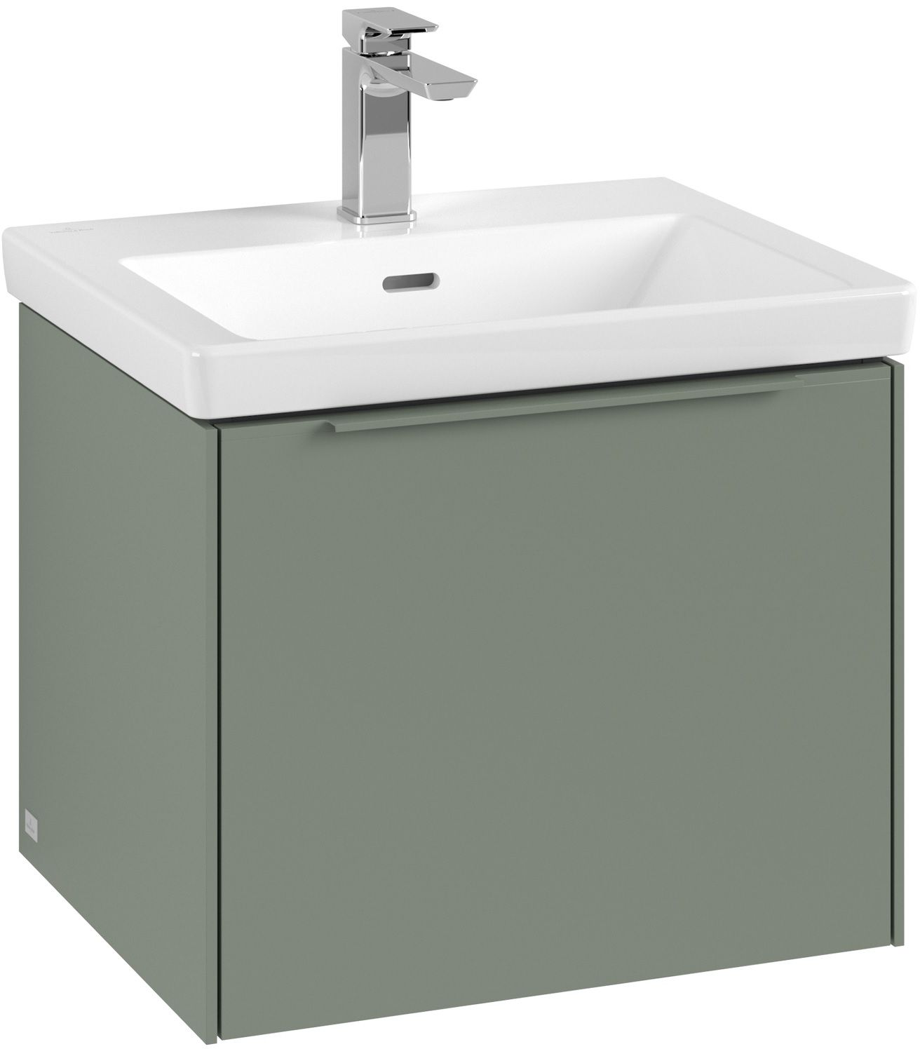 Villeroy & Boch Subway 3.0 dulap 52.3x44.8x42.9 cm sub chiuveta pe perete verde C579L2AF