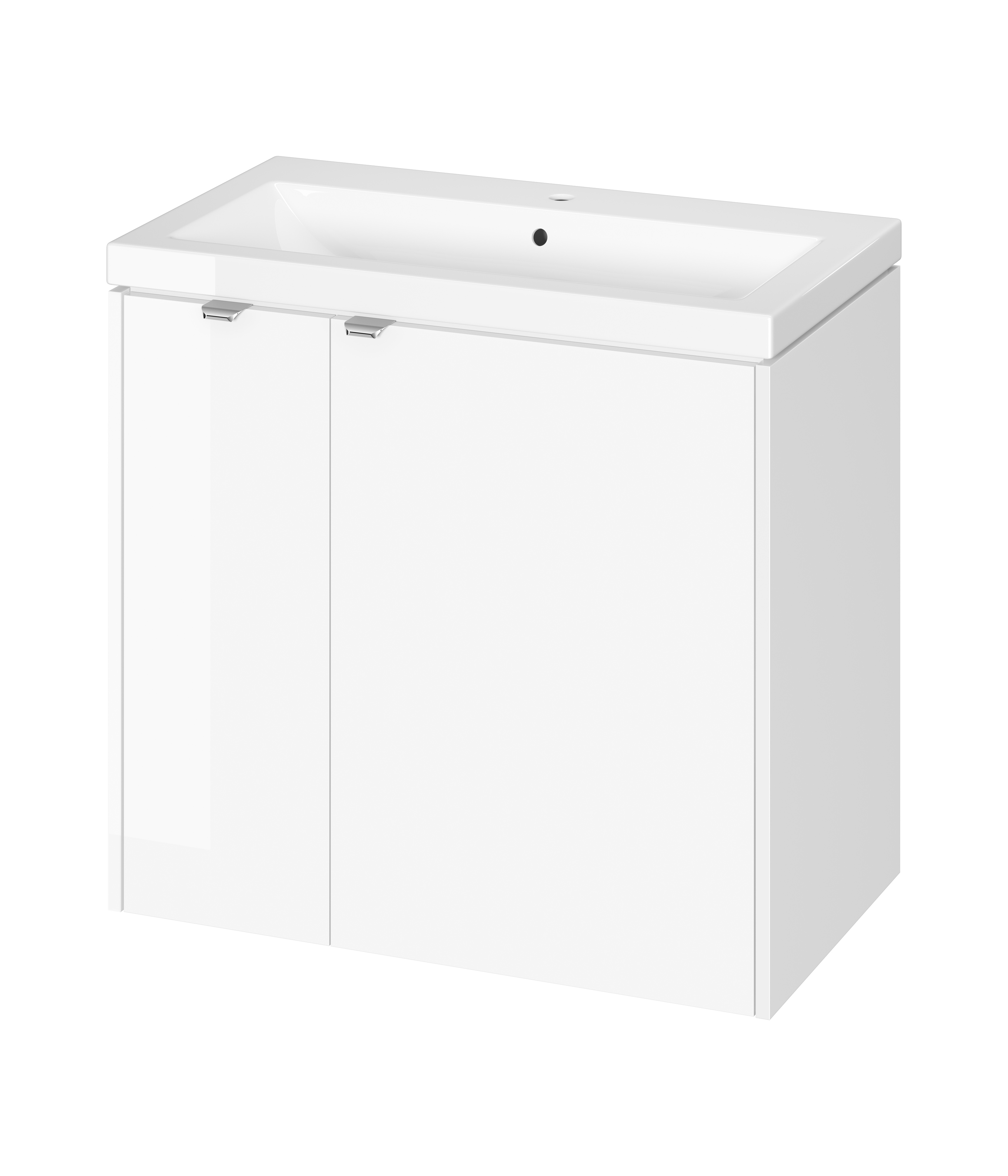 Cersanit Ovida lavoar cu dulap 80 cm alb S4047-003