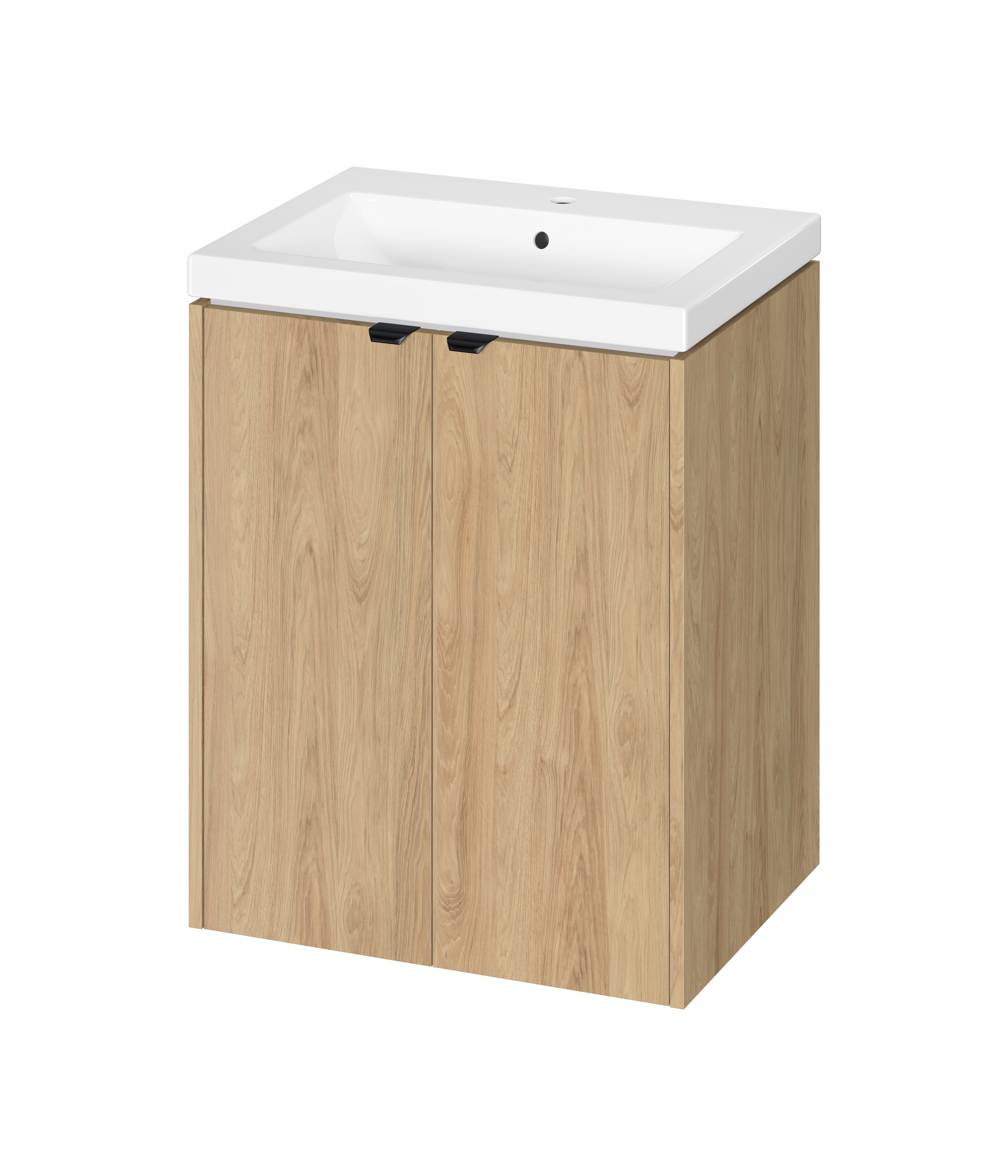 Cersanit Ovida lavoar cu dulap 60 cm stejar S4047-005