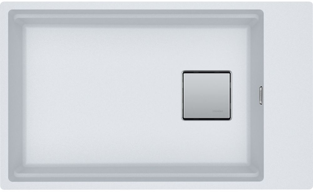 Franke Kanon chiuvetă din granit 76x46 cm alb 125.0749.665