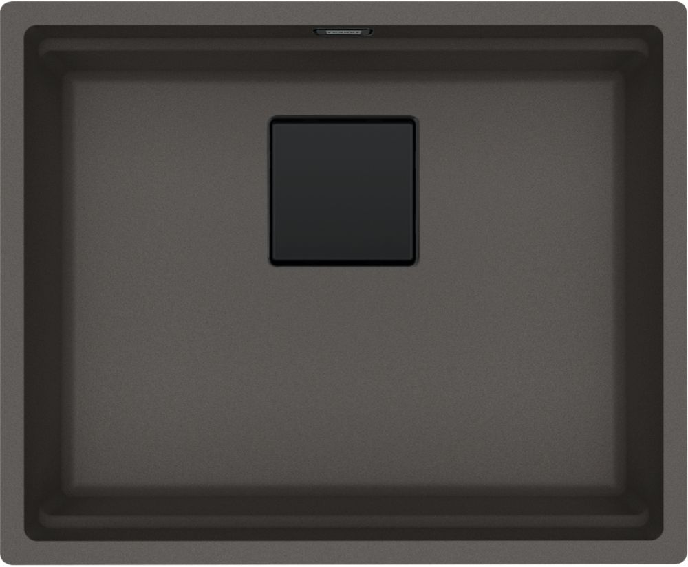 Franke Kanon chiuvetă din granit 56x46 cm gri/grafit/onix 125.0749.663