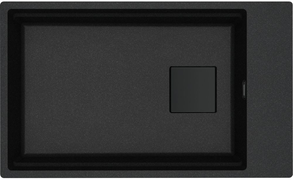 Franke Kanon chiuvetă din granit 76x46 cm gri/grafit/onix 125.0749.674