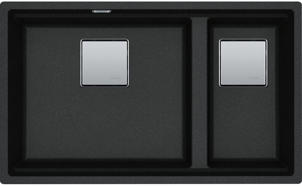 Franke Kanon chiuvetă din granit 76x46 cm gri/grafit/onix 125.0749.680