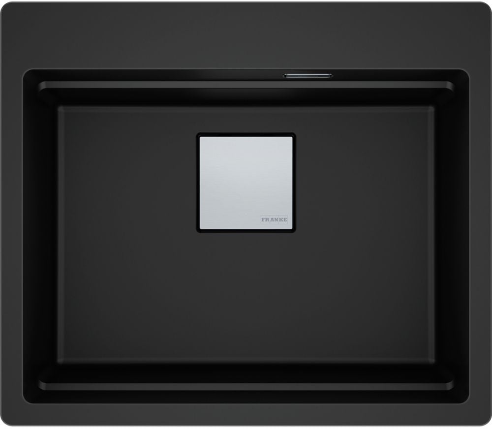 Franke Kanon chiuvetă din granit 59x51 cm negru 114.0749.631