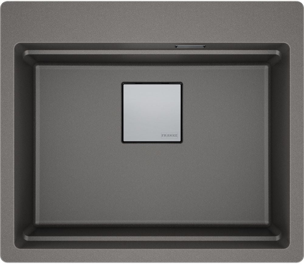 Franke Kanon chiuvetă din granit 59x51 cm gri/grafit/onix 114.0749.558