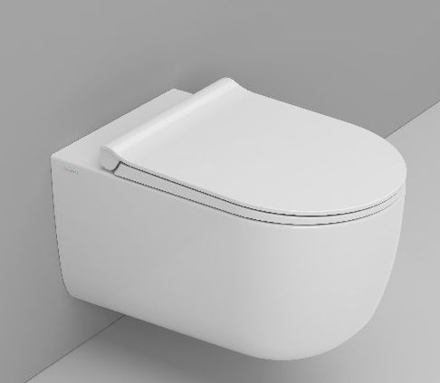Ceramica Dolomite Mirto Round vas wc agăţat fără margine cu spălare turbionară alb mat D475741