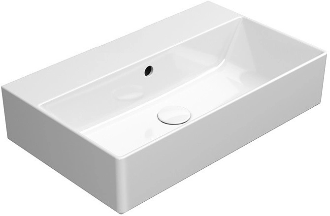 GSI Kube X lavoar 60x37 cm dreptunghiular clasică-de blat alb luciu 9454011