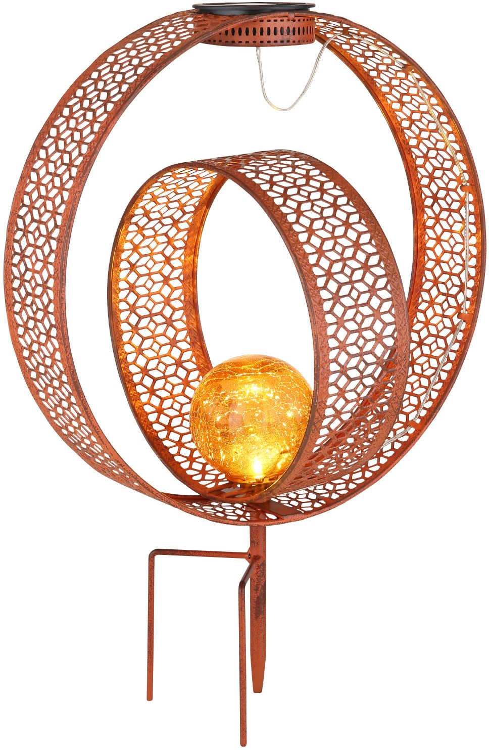 Globo Lighting Solar lampă solară de podea 1x0.06 W auriu 33644R