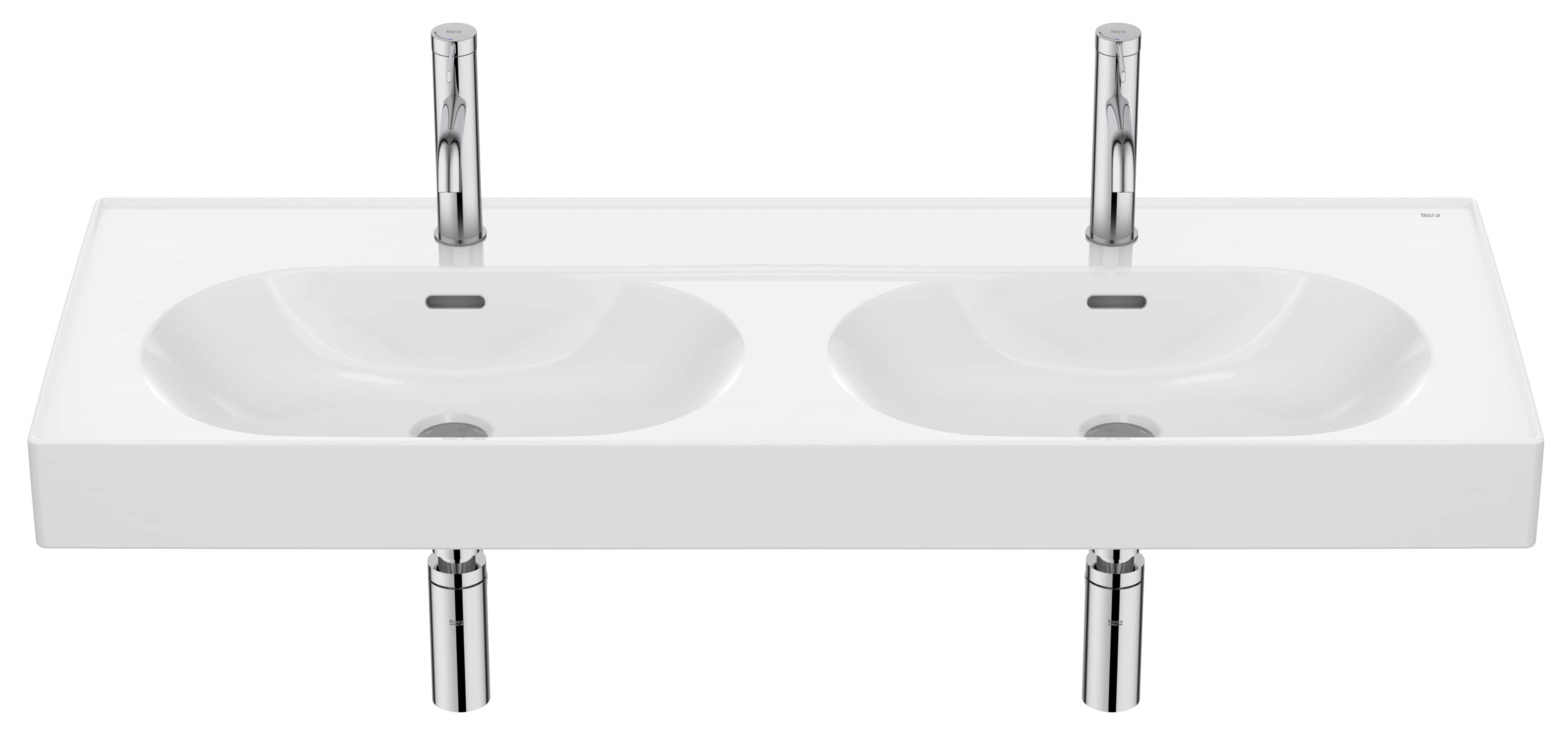 Roca Meridian lavoar 120x46 cm ovale clasică-mobilier alb A327747000