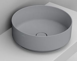 Ceramica Dolomite Noemi lavoar 44x44 cm rotund de blat gri/piatră mat D310545