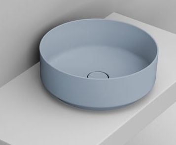 Ceramica Dolomite Noemi lavoar 44x44 cm rotund de blat albastru mat D310571