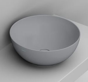 Ceramica Dolomite Noemi lavoar 44x44 cm rotund de blat gri/piatră mat D310645