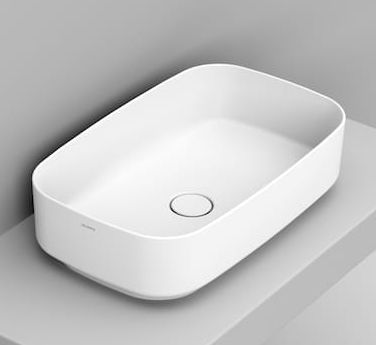 Ceramica Dolomite Noemi lavoar 62x38 cm dreptunghiular de blat alb mat D311041