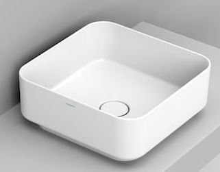 Ceramica Dolomite Noemi lavoar 40x40 cm pătrat de blat alb D311701