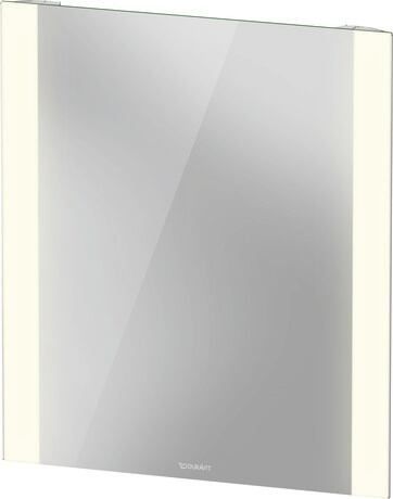 Duravit Light & Mirrors oglindă 60x70 cm dreptunghiular cu iluminare alb LM7865000000000