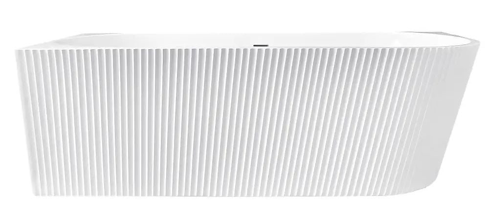 Rea Wenus cadă de colț 170x80 cm ovală alb REA-W0129