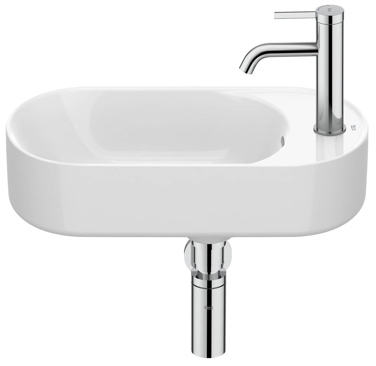 Roca Meridian lavoar 50x27.5 cm ovale clasică alb luciu A327740S00