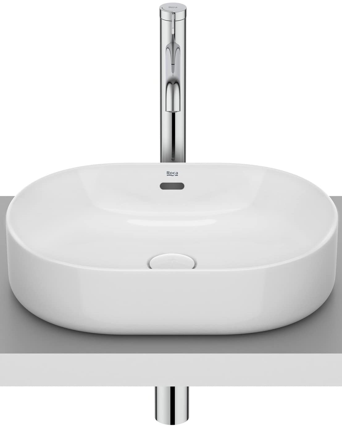 Roca Meridian lavoar 46x36.5 cm ovale de blat alb A327748S00