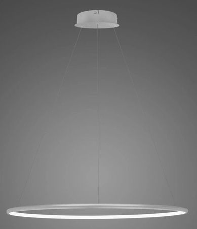 Altavola Design Led Shape lampă suspendată 1x30 W argint LA073/P_80_in_4k_silver_dimm
