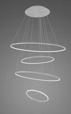Altavola Design Led Shape lampă suspendată 1x106 W argint LA084/P_100_in_4k_silver