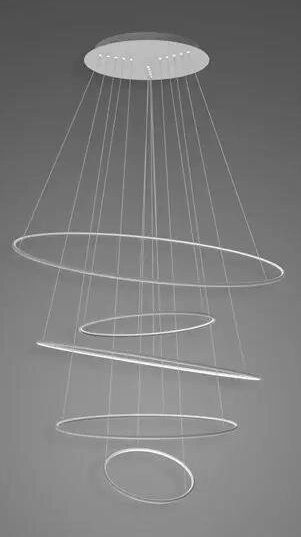 Altavola Design Led Shape lampă suspendată 1x151 W argint LA085/P_120_in_4k_silver_dimm