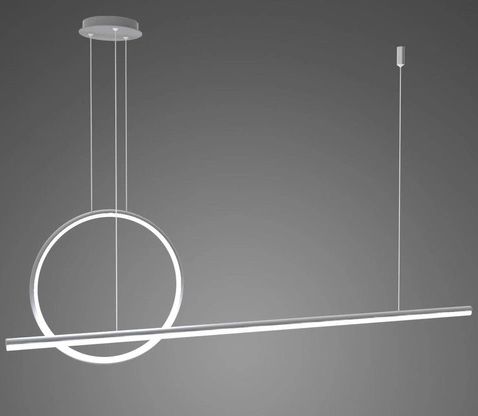 Altavola Design Led Shape lampă suspendată 1x23 W argint LA087/PX143_40_3k_silver_dimm