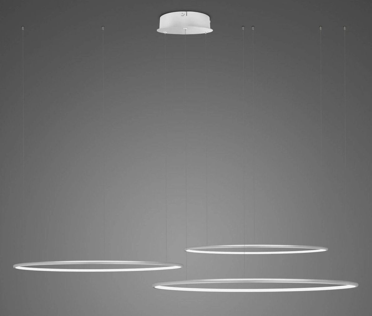 Altavola Design Led Shape lampă suspendată 1x68 W argint LA075/CO3_80_in_4k_silver_dimm