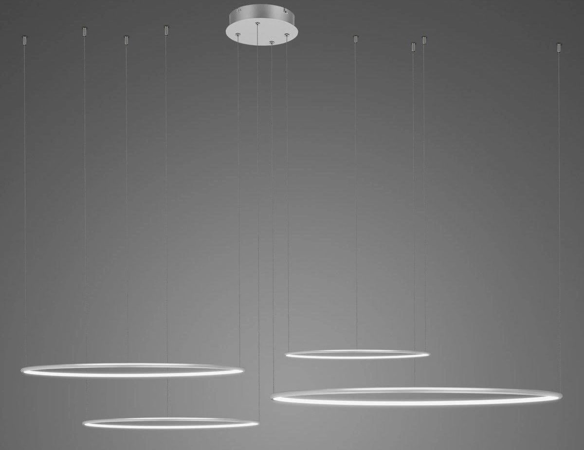 Altavola Design Led Shape lampă suspendată 1x106 W argint LA084/CO4_100_in_4k_silver_dimm